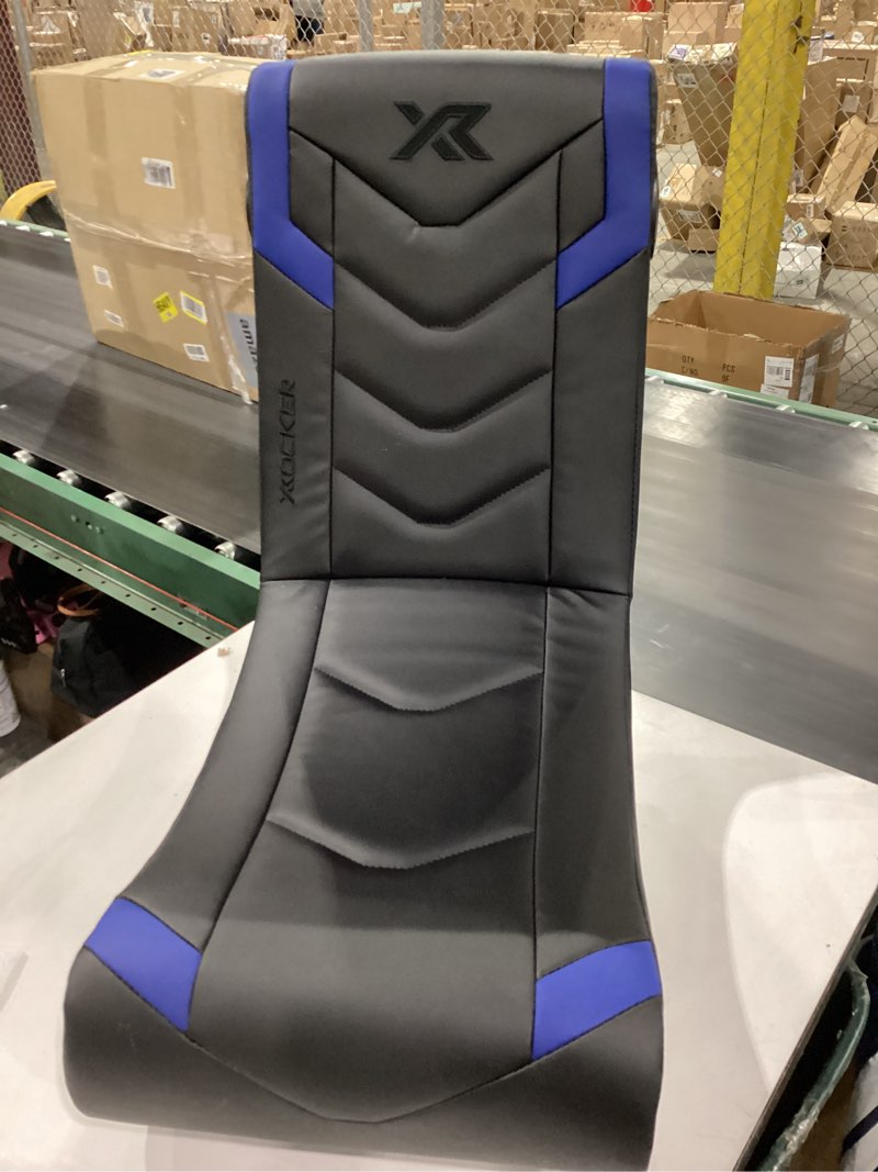 Condition photo showing New/Like New for x rocker 5111701 floor rocker, plastic, blue