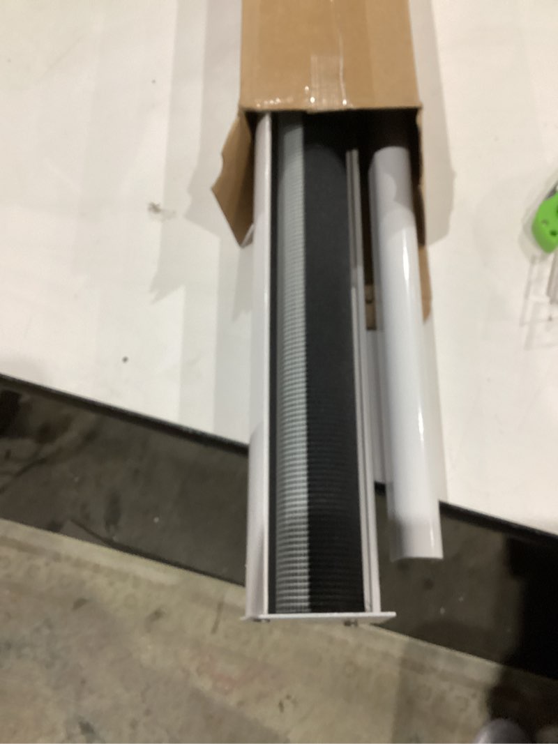 Condition photo showing As Is for cordless zebra blinds for windows free-stop zebra shades dual layer light filtering blackout shades room darkening window blinds for home