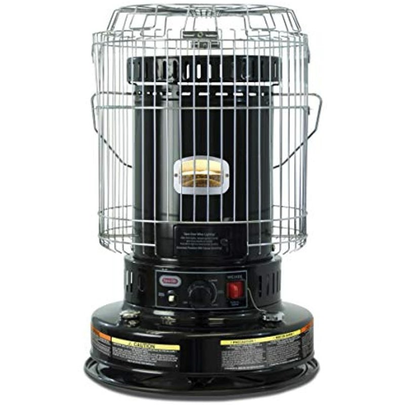 dyna-glo wk95c8c 23,800 btu indoor kerosene convection heater, black