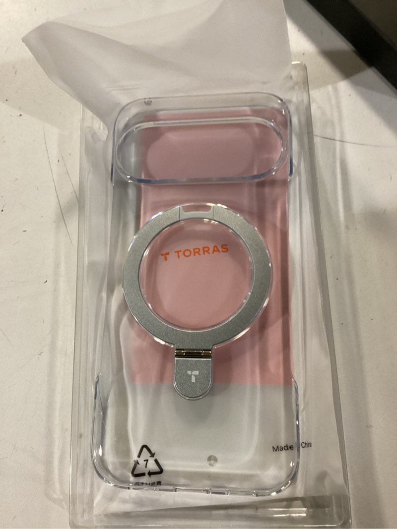 Condition photo showing Good Condition for TORRAS Slim Magnetic Stand for Google Pixel 10 Pro Case/Pixel 10 Case Clear, Ultra Thin Open Edge Design, Never Yellowing, Fit for MagSafe with Kickstand, Caseless Touch Grip Ostand Case, Clear For Google Pixel 10 Pro/Pixel 10 Clear