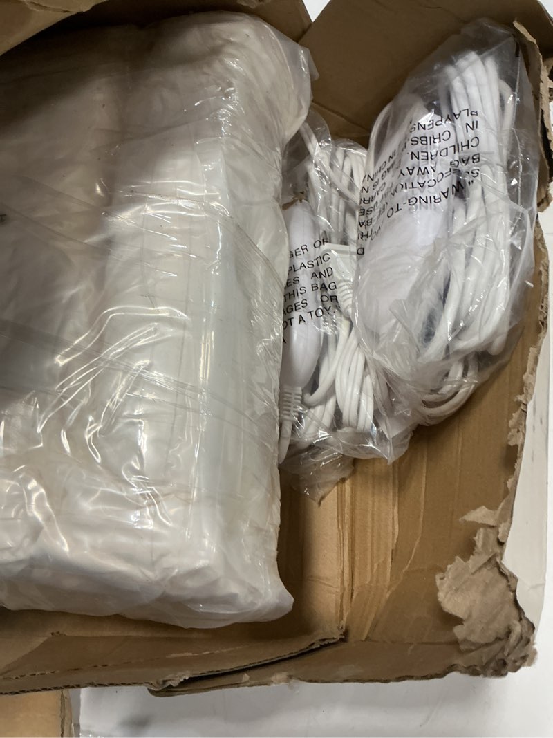 Condition photo showing New/Like New for Heated Blanket King Size, Faux Fur Cozy Heating Blanket with Overheat Protection, 1/2/4/6/8 Hours Auto-Off 10 Heat Level, Machine Washable (90x100 Inches, Cream White) Cream White 90''*100''