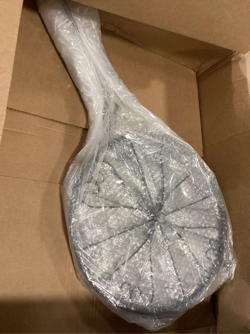 Condition photo showing Good Condition for Blulu 2 Pack Adjustable Black Iron Shepherds Hook 34"-55" Shepherds Hook Metal Hummingbird Feeder for Wedding Event and Home Decor Garden Outdoor Plants Lantern Mason Jar Wind Chimes Wedding