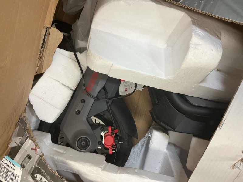 Condition photo showing As Is for segway superscooter gt3, 31 mph w/ 45-mile long range, 2400w peak motor, dual hydraulic suspension, 