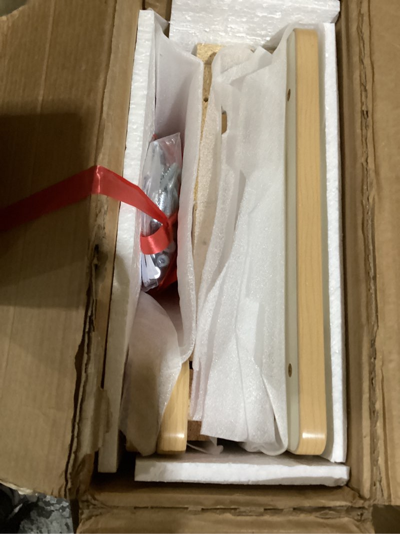Condition photo showing Good Condition for Factory Direct Partners Laminate Book Display Stand, 5-Shelf Storage for Kid Books and Magazines, Children's Furniture for Bedroom, Playroom, Daycare, Preschool or Classroom -Almond/Red, 13884-ALRD Book Display Almond/Red