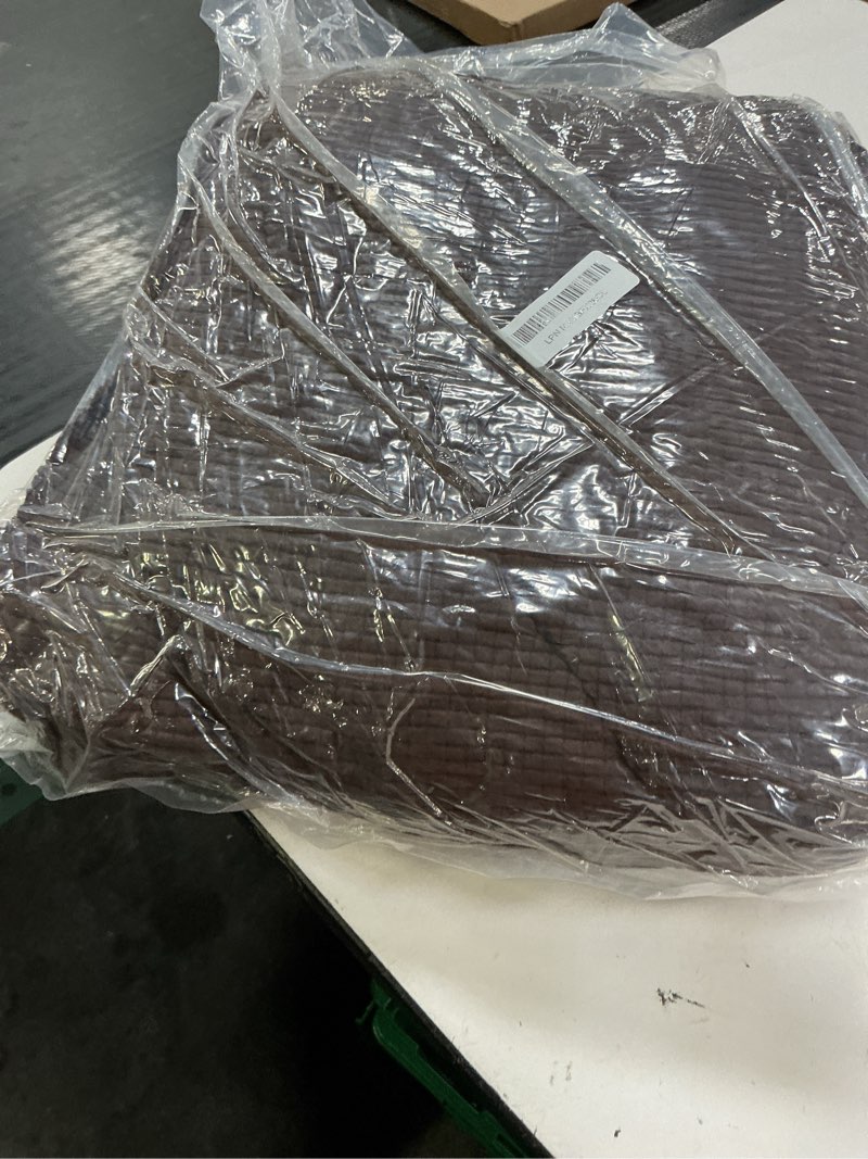 Condition photo showing Good Condition for h.versailtex 4 piece stretch sofa covers for 3 cushion couch covers for living room furniture slipcovers (base cover plus 3 seat cushion covers) upgraded thicker jacquard fabric (xl sofa, chocolate) x-large chocolate