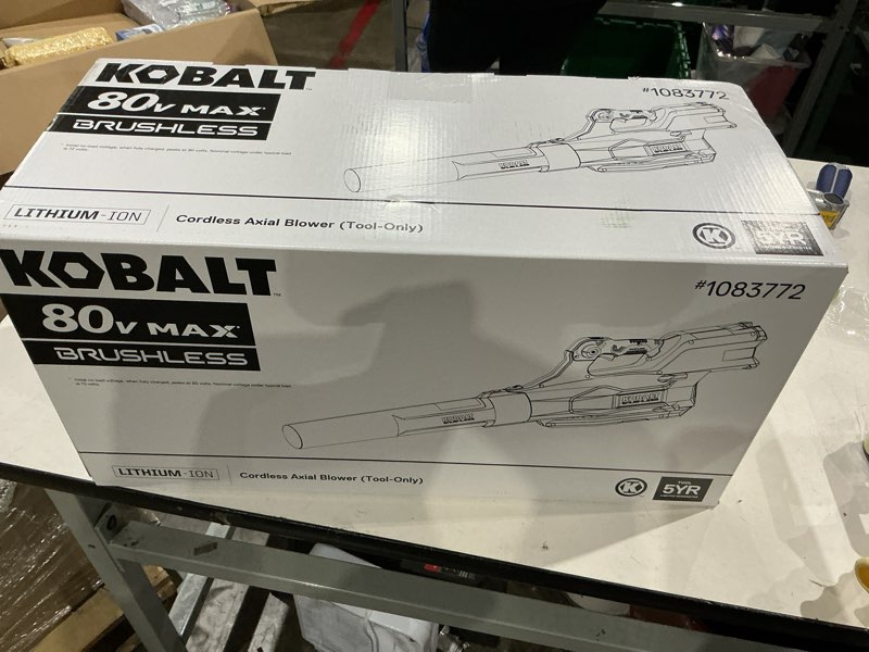 Condition photo showing Good Condition for kobalt 80-volt max 630-cfm 140-mph battery handheld leaf blower (battery and charger not included)
