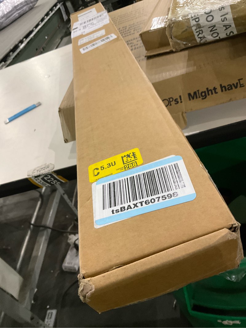 BlastHome® Non-Adjustable Luxury Curtain Rods for Windows, 1 ¼” Rod Set, 3 foot Fixed Length, Oil Ru