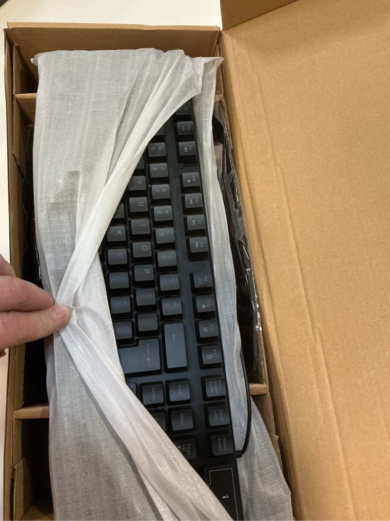 Condition photo showing New/Like New for Gaming Keyboard and Mouse and Mouse pad and Gaming Headset, Wired LED RGB Backlight Bundle for PC Gamers and Xbox and PS4 Users - 4 in 1 Edition Hornet RX-250 Black