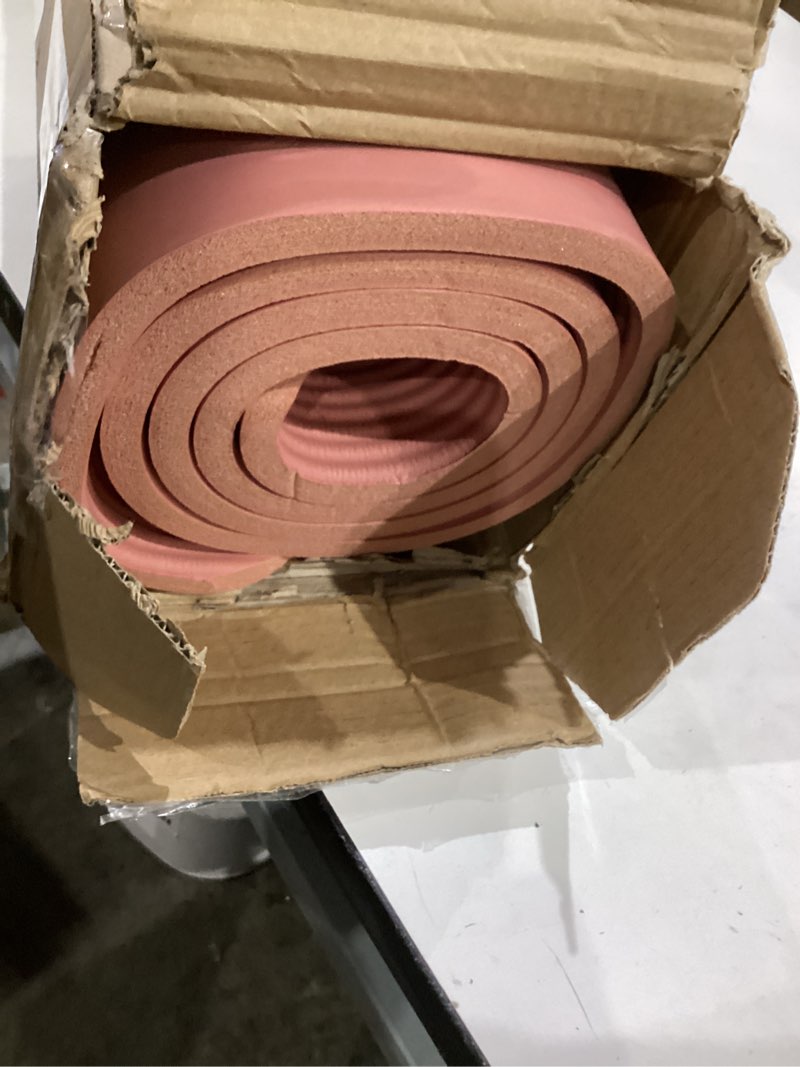 Condition photo showing Good Condition for retrospec solana yoga mat thick 1/2in non-slip workout mat with nylon strap - 72x24in exercise mat for pilates, stretching & fitness - bpa free, easy clean rose 1/2 inch