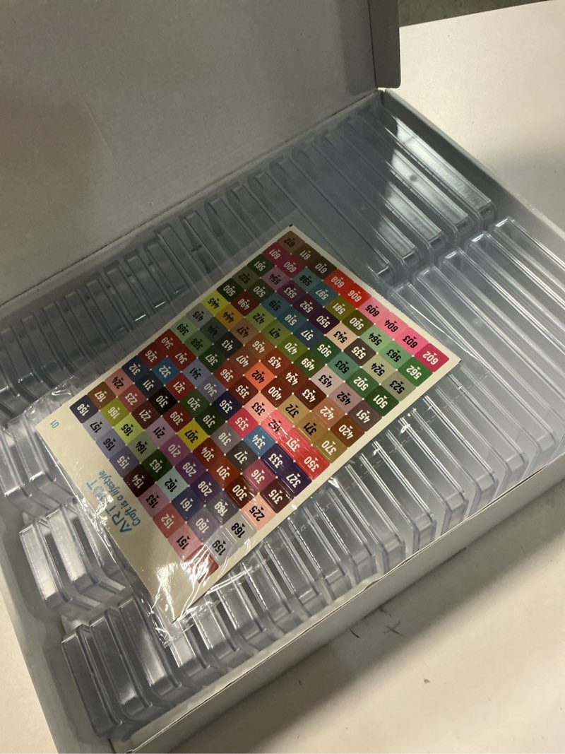 Condition photo showing Good Condition for ARTDOT 60-Piece Diamond Art Storage Trays Kits for Adults with Lids, 2-in-1 Stackable Diamond Painting Accessories and Tools 60 Piece Tray Kits