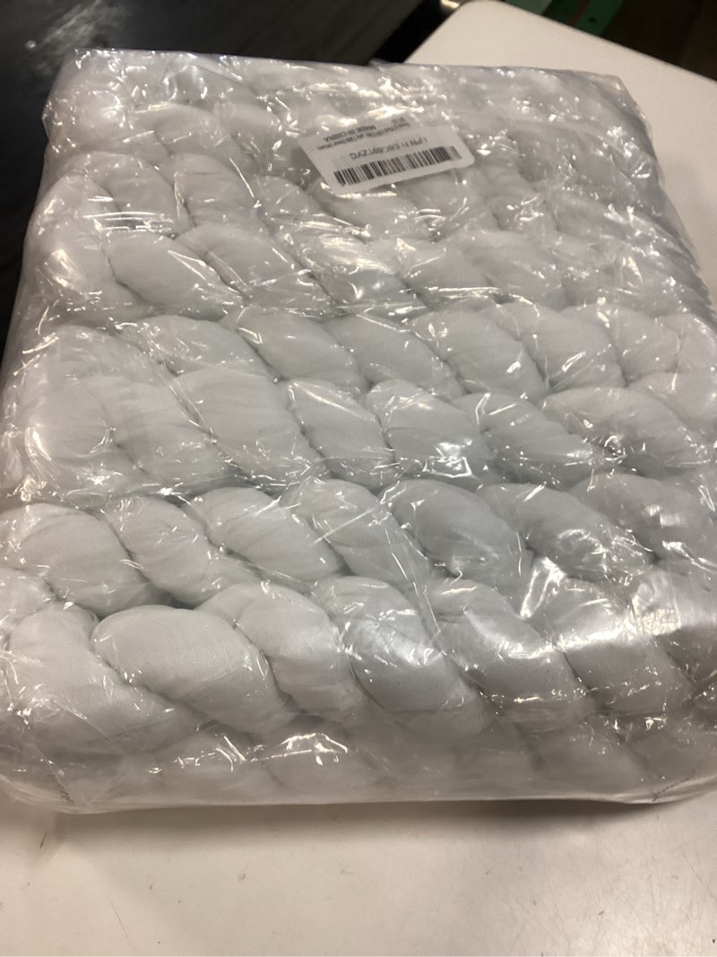 Condition photo showing New/Like New for 12 pack 13ft cheesecloth table runner 35x157 inch boho gauze table runner cheese cloth long table runner rustic table runner for wedding bridal shower birthday party table decor (white) white 35" x 157"