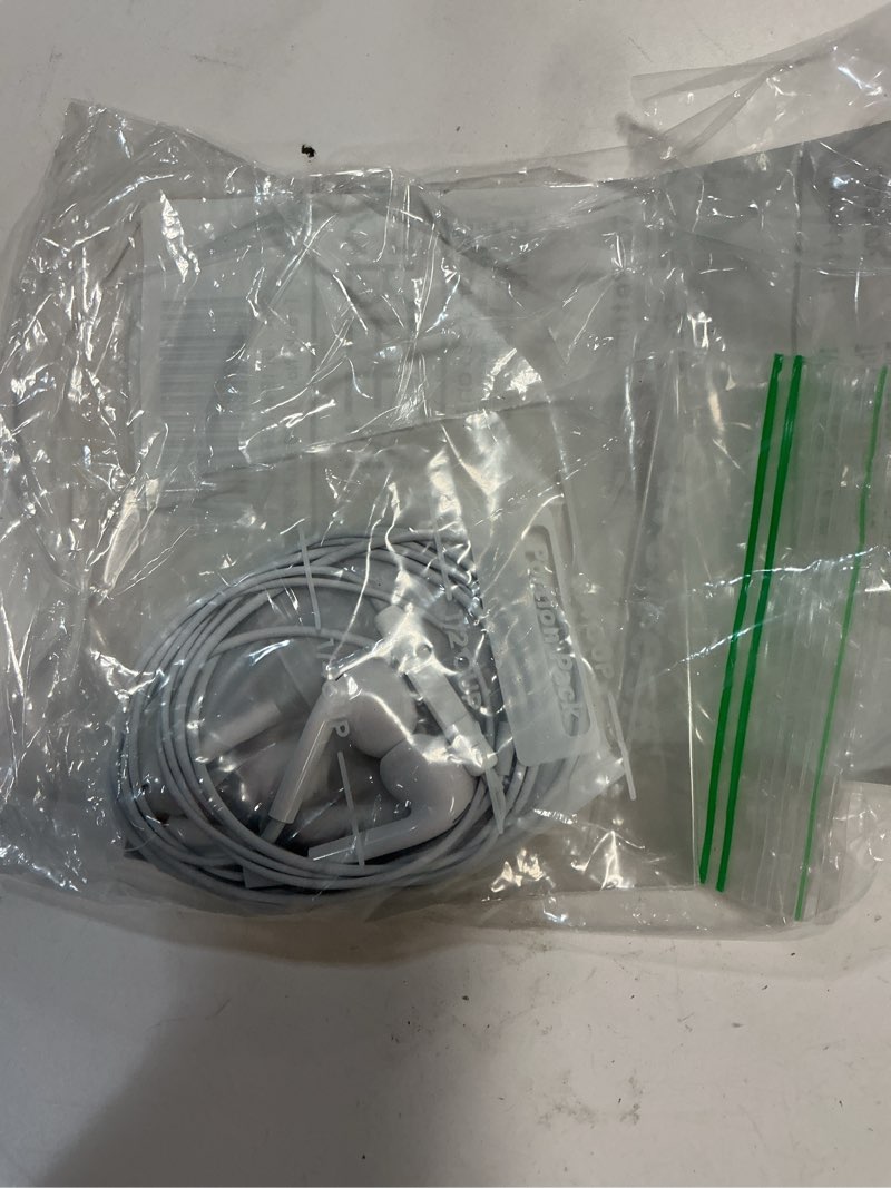 Condition photo showing As Is for 2 pack usb c headphones, wired earbuds for iphone 17 16 15 pro max, 16e, 16 plus & 15 plus, usbc ear buds in-ear earphones with microphone & volume control, clear stereo sound & noise isolation