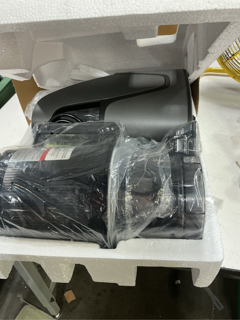 Condition photo showing Good Condition for juicer machines, 3-in-1 cold press juicer with 6.5" extra large chute, 100oz large capacity, ac motor, makes juice, nut milk & sorbet, premium gray