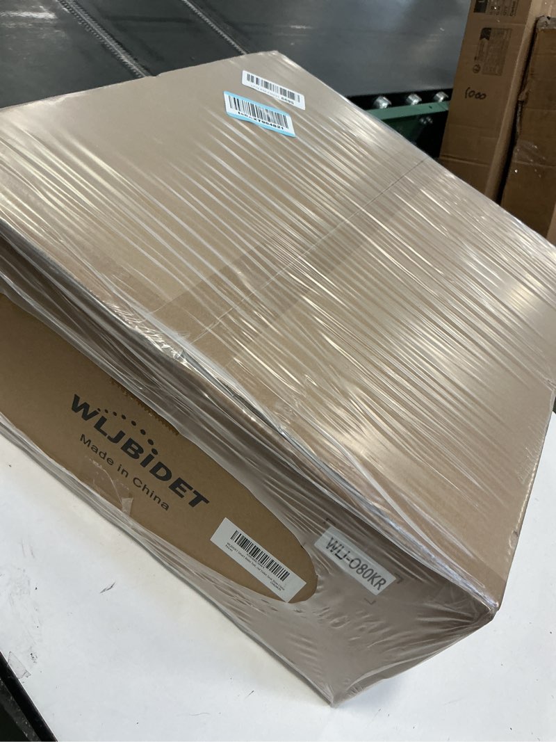 Condition photo showing New/Like New for Bidet Toilet Seat with Remote Control, Electronic Heated Bidet Seat with Adjustable Warm Water and Pressure, Warm Air Drying, Display Screen, Night Light, Slow Closed Toilet Lid, Round