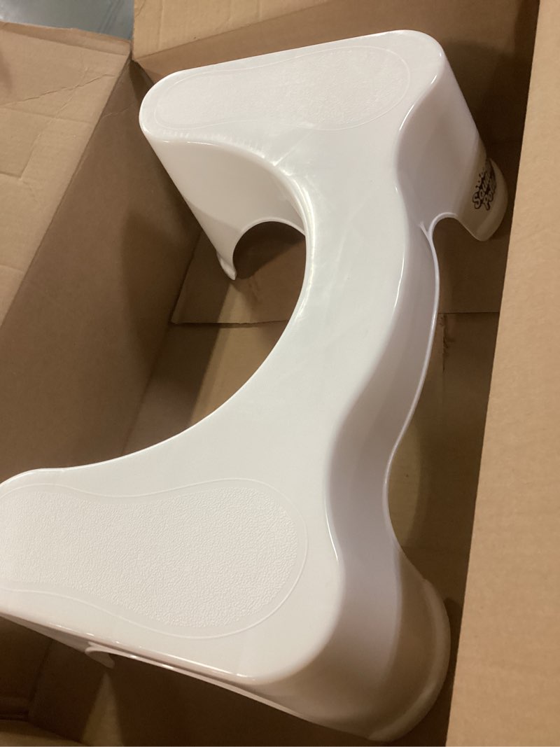 Condition photo showing Good Condition for squatty potty the original bathroom toilet stool, 7 inch height, white