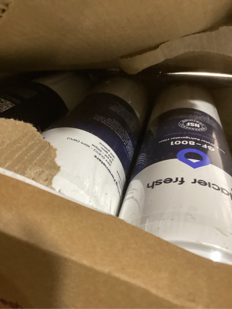 GLACIER FRESH UKF8001 Compatible with Whirlpool Refrigerator Water Filter 4, EDR4RXD1, EveryDrop Fil