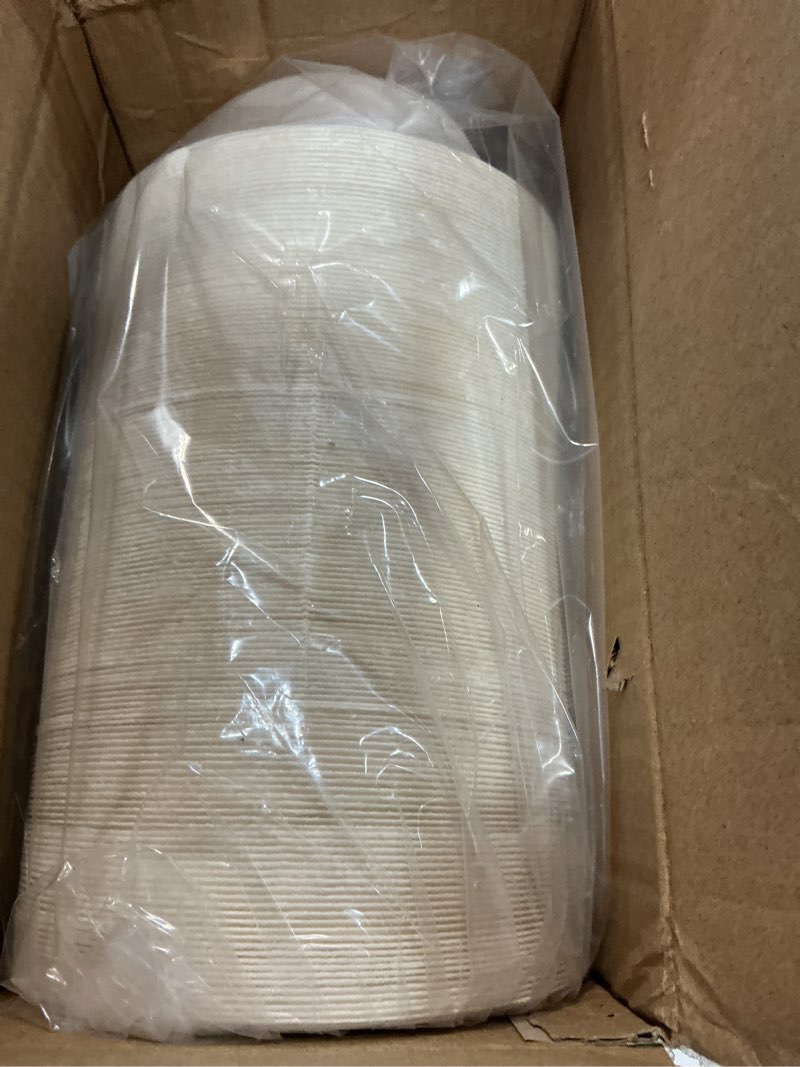 Condition photo showing New/Like New for ecolipak 150 pack 12 oz paper bowls disposable, heavy-duty biodegradable compostable bowls made of natural sugarcane bagasse, suitable for salad, dessert, milk, cereals 12oz-white