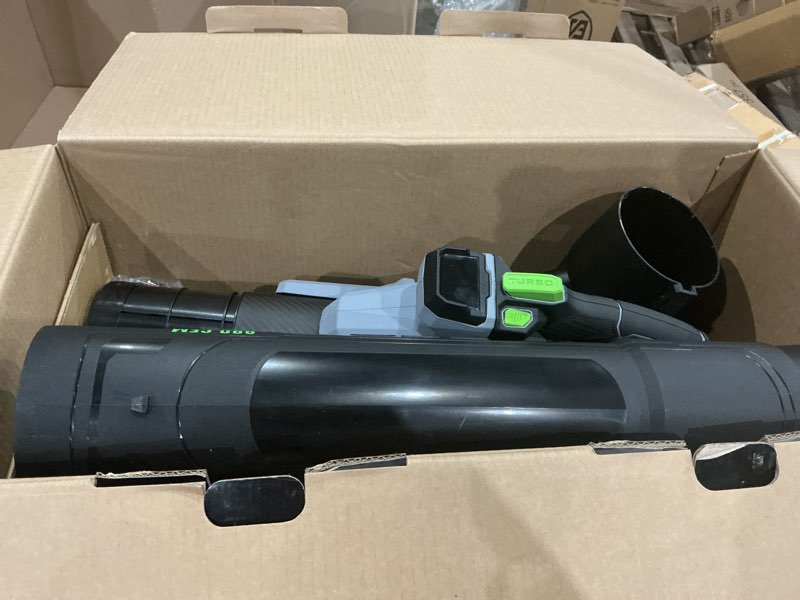 Condition photo showing As Is for ego 200 mph 880 cfm battery handheld leaf blower kit (battery & charger)