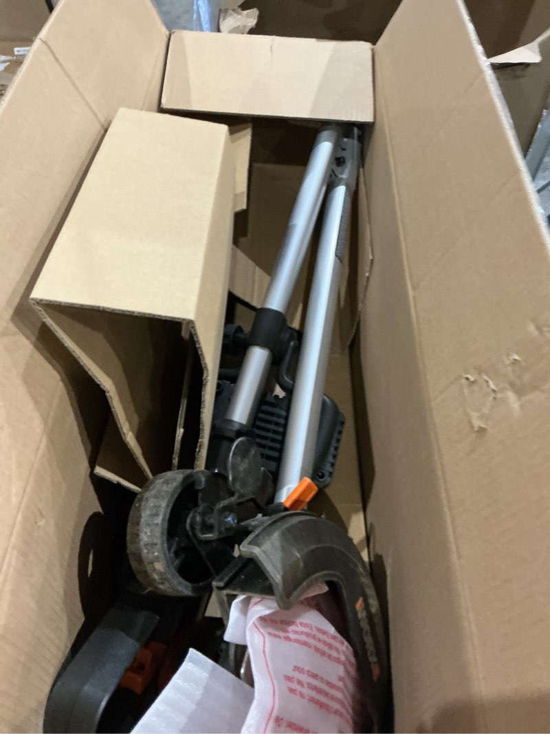 Condition photo showing Good Condition for worx cordless string trimmer & lawn edger, 12'' electric weed wacker with command feed, 20v weed eater with 5.5 lbs, 2 batteries & charger included, wg163