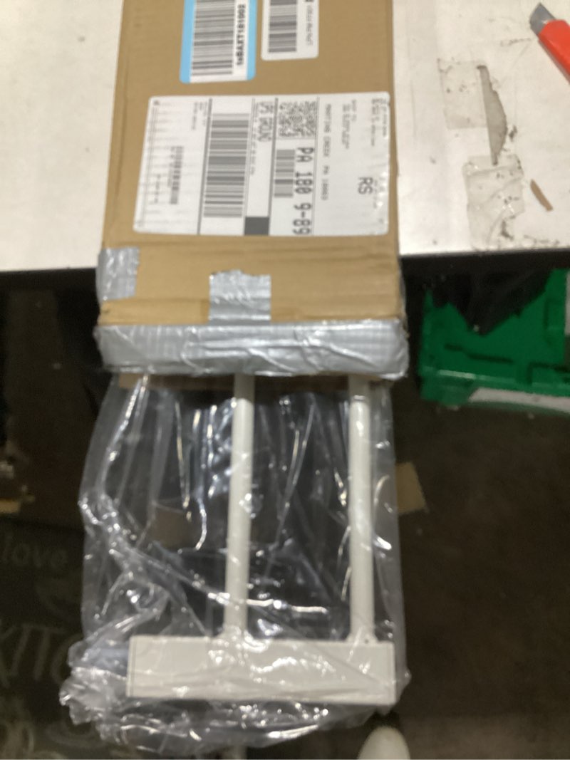 Condition photo showing New/Like New for BABELIO Metal Baby/Dog Gate Extender, 2.75inch (7cm) White Pet Gate Extension, Extra Wide Pet Gate Accessories for Stairs & Doorways, NO Need Tools NO Drilling, 36" Tall 36" High, 2.75" Wide Extension White