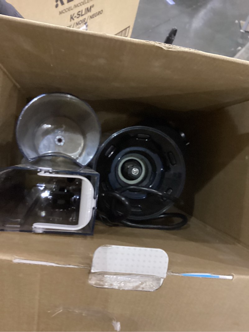 Condition photo showing As Is for OXO Brew Conical Burr Coffee Grinder - Silver, Stainless Steel Burrs, One-Touch Automatic Smart Grind