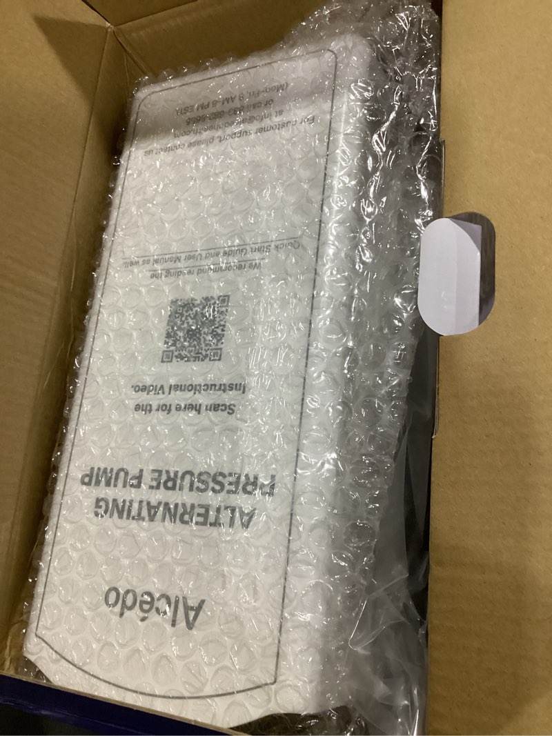 Condition photo showing New/Like New for alcedo alternating air pressure mattress pad for bed sore and ulcer prevention, hospital & home use medical mattress topper for bedridden patient, adjustable ultra quiet pump and waterproof cushion