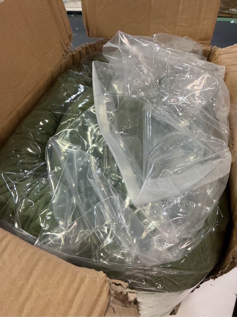 Condition photo showing New/Like New for zelladorra japanese floor mattress, futon mattress with portable storage bag and washable cover, roll up thick tatami mat suitable for camping, guest room, green, full