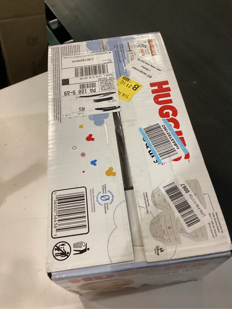 Condition photo showing New/Like New for huggies size 5 diapers, snug & dry baby diapers, size 5 (27+ lbs), 84 count, packaging may vary size 5 84