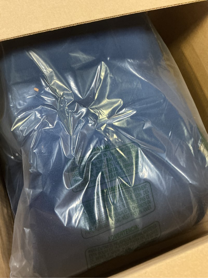 Condition photo showing Good Condition for Love's cabin Micro Fleece Queen Sheet Set - 4 Pcs Dark Blue Winter Soft Plush Polar Fleece Bed Sheets Set with 16" Deep Pocket,Cozy Warmth for Cold Season(1 Flat Sheet,1 Fitted Sheet,2 Pillow Cases) Queen Dark Blue