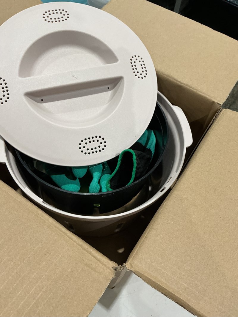 Condition photo showing Good Condition for compostbak | inhoud 12,5 liter voor tuincompost, compostbak voor de tuin, voor telers, eigenaars, zelfvoorzieningen, beginners, transpatio,