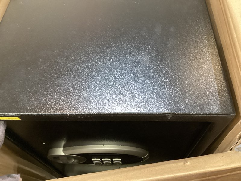 Condition photo showing Good Condition for 3.3 cubic feet home safe fireproof waterproof, digital home security safe box with programmable keypad and spare keys, document safe for money firearms medicine valuables 3.3 cuft