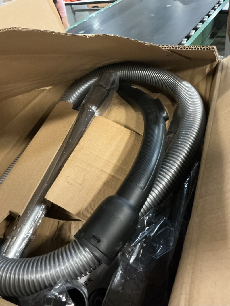 Condition photo showing Good Condition for aspiron canister vacuum, 1600w/40kpa canister bagged vacuum, 4qt dust bag, h13 hepa filter, 5 tools, pet-friendly,variable power control,for carpets, hardwood floors, stairs, pet hair, household blue
