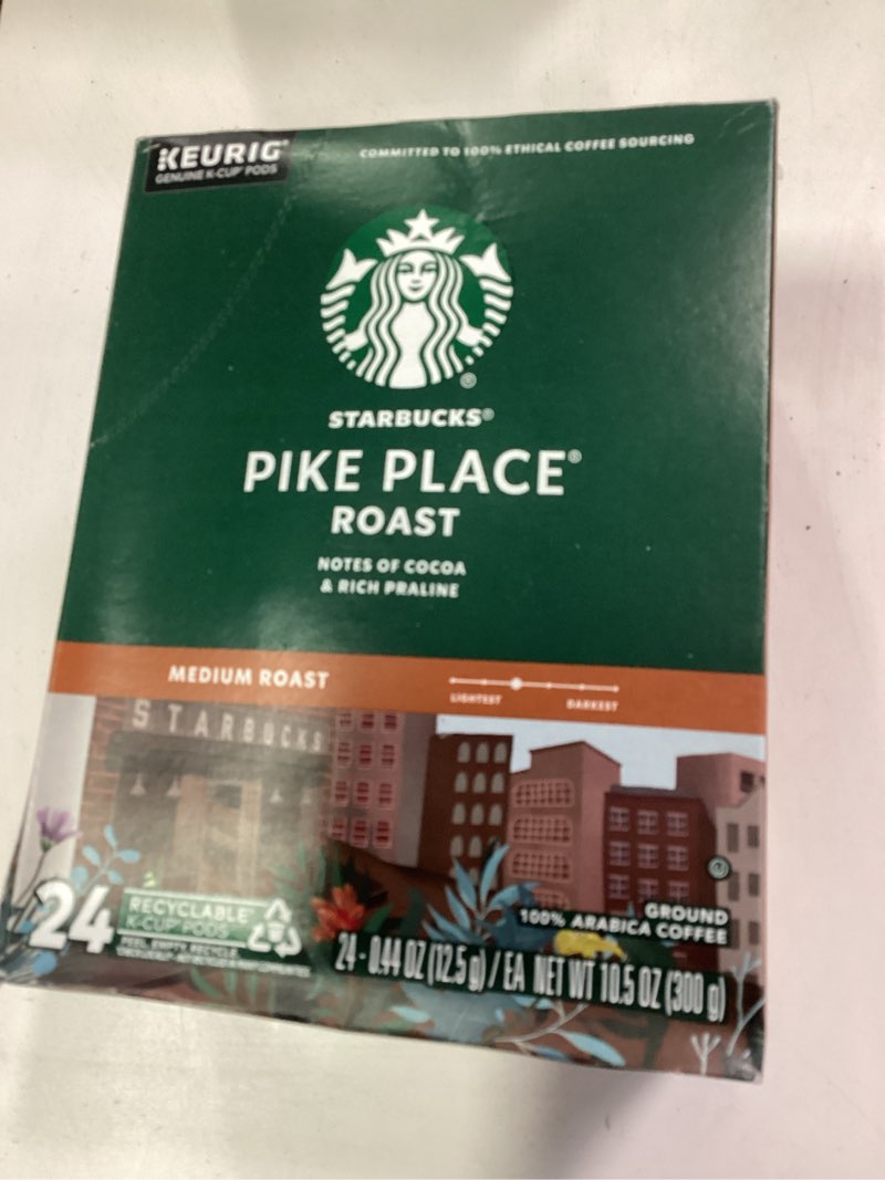 Condition photo showing Good Condition for Starbucks K-Cup Pike Place Roast Coffee the date may vary ((BB 15- FEB-2025))