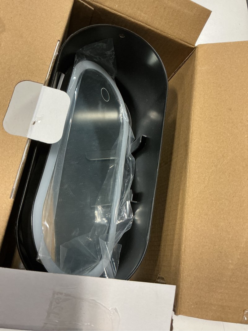Condition photo showing Good Condition for thinkspace beauty storage organizer with led mirror  black