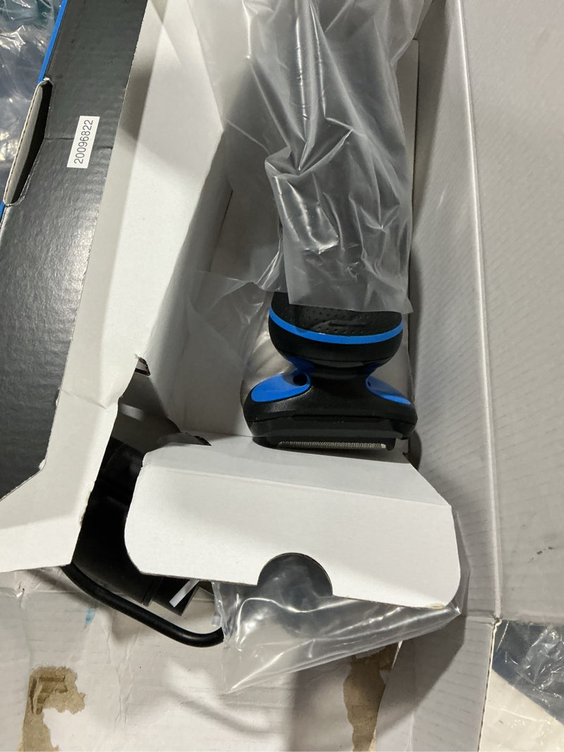 Condition photo showing Good Condition for braun electric shaver for men, series 5 5118s, waterproof, wet & dry shave, turbo shaving mode, foil shaver with precision trimmer, battery powered, 50 minute battery runtime blue 4 piece set