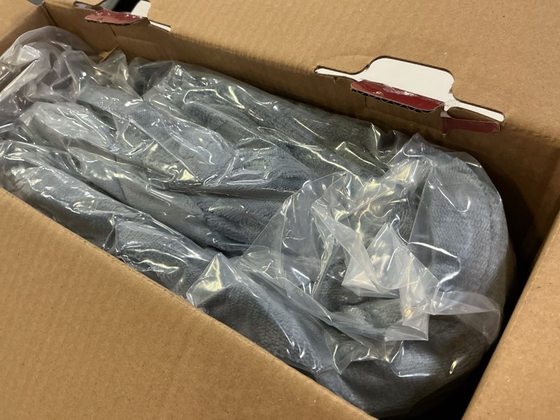 Condition photo showing New/Like New for Homemate Electric Heated Blanket Twin - 62"x84" Heating Bed Blankets Throw with 10 Heating Levels 8 Hours Auto Off Fast Heating Over-Heated Protection Ultra Soft Warm Flannel ETL Certified Grey Grey Twin 62"x84"