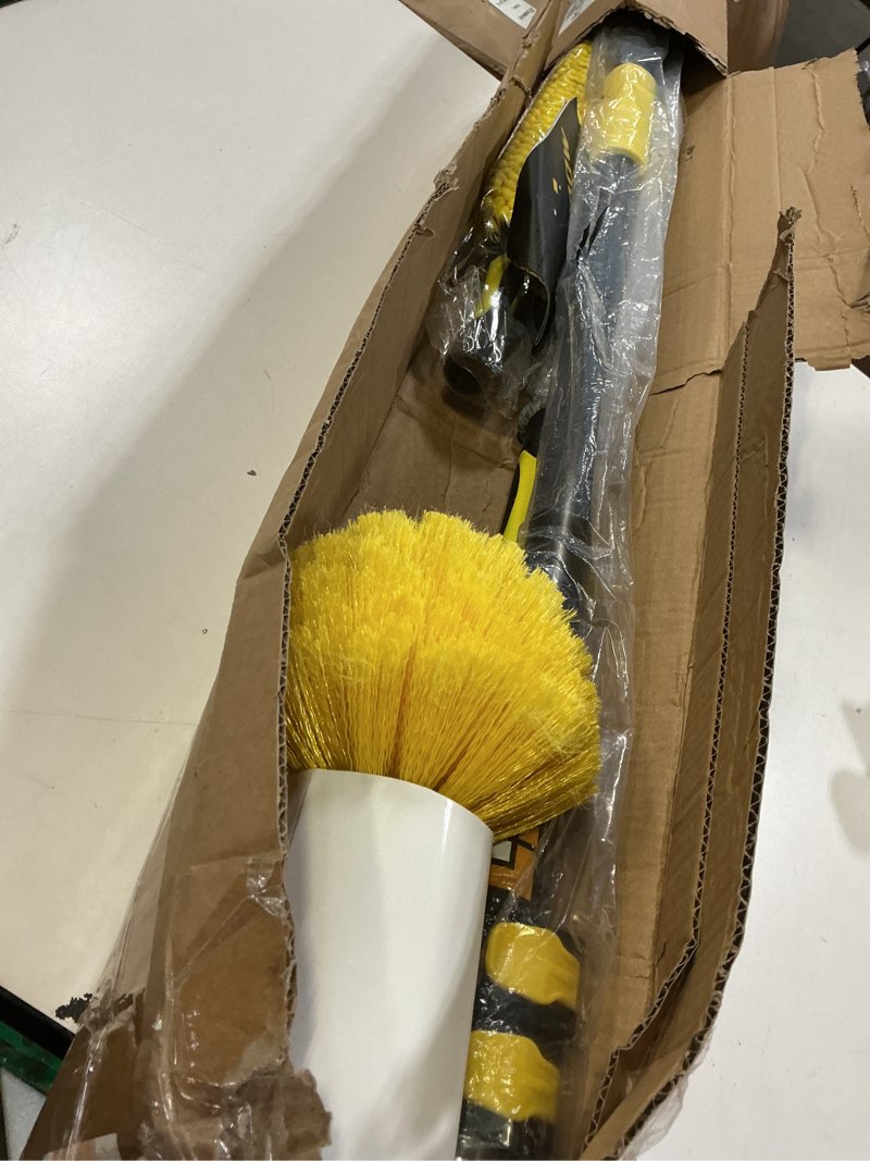 Condition photo showing Good Condition for 20 Foot High Ceiling Duster Kits with 5-12ft Heavy Duty Extension Pole, High Reach Duster for Cleaning,Microfiber Feather Duster,Cobweb Duster,Ceiling Fan Duster,Window Squeegee & Cleaner 12 feet