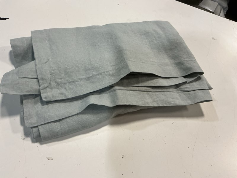 Condition photo showing Good Condition for quince european linen double flange sham mist 26x26 in 1 pcs 