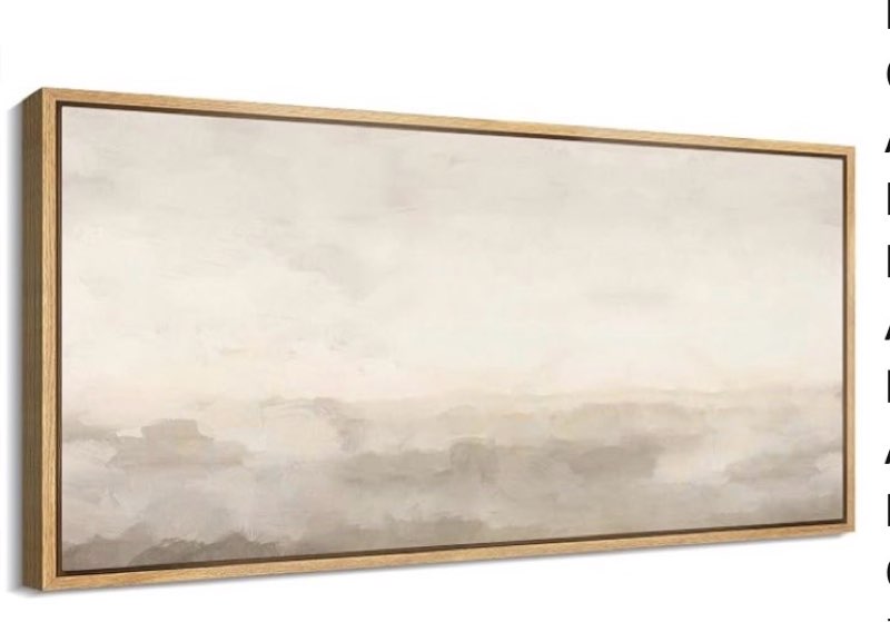   mudecor extra large framed canvas print wall art minimalist neutral landscape abstract horizon line antique fine art illustrations decorative colorful multicolor for bedroom - 60"x30" touch the image to zoom in mudecor extra large framed canvas print wall art minimalist neutral landscape abstract horizon line antique fine art illustrations decorative colorful multicolor for bedroom - 60"x30"