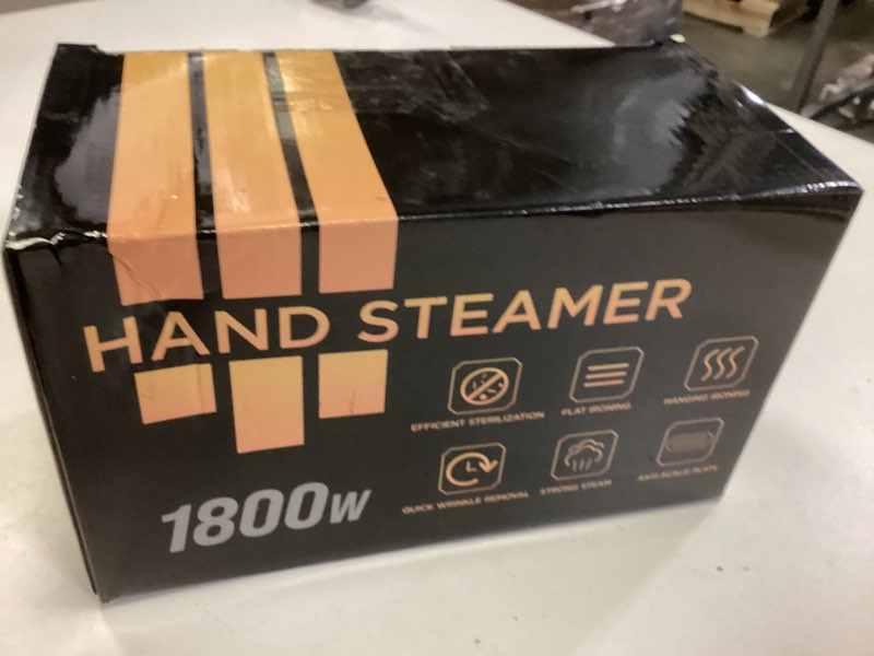 Condition photo showing New/Like New for 2025 Upgrade Steamer for Clothes, 2 in 1 Iron & Steamer for Quick Wrinkle Removal, 5 Adjustable Grades Temperature with LED Digital Display for Home, Office and Travel Use