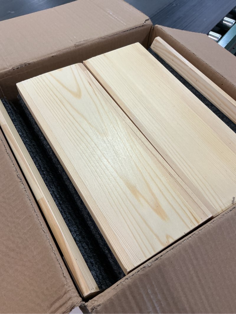 Condition photo showing As Is for VavoPaw Dog Ramp for Stairs, Non-Slip Dog Stairs, Sturdy Wooden Pet Steps for Small Dogs and Cats Fits Staircase Indoor, Assist for Injured and Older Pets(4 Pack/S, Light Wood) Wood 4 Pack-S