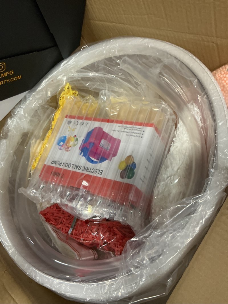 Condition photo showing Good Condition for bloonsy balloon stuffing machine | balloon stuffer machine kit with electric air pump and expander tool