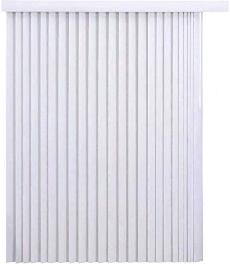 94931 3.5-in cordless white vinyl door vertical blinds (common: 78-in; actual: 78-in x 84-in)