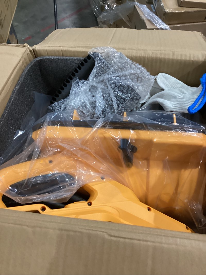 Condition photo showing New/Like New for Cordless Snow Shovel Compatible with DeWalt 20V MAX Battery(NO Battery) 12" Electric Snow Blower for Driveway Max 16FT Throw Distance, 7" Clear Depth with Front Handle for Deck, Patio, Bare