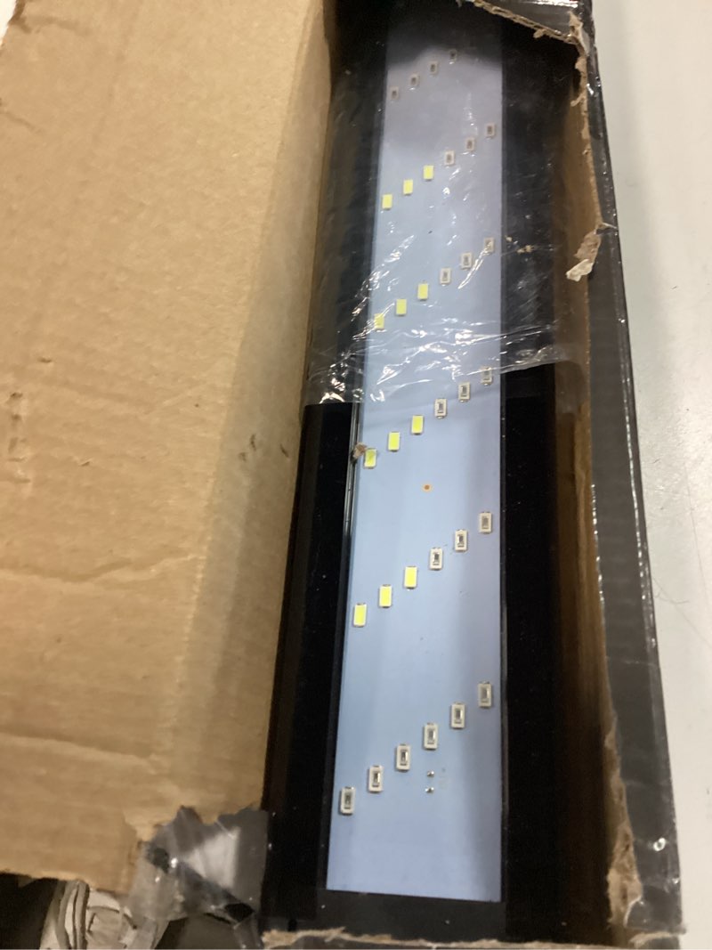 Condition photo showing Good Condition for Led Aquarium Light, Full Spectrum Fish Tank Lights, 55/75 Gallon Freshwater Fishtank Hood Lighting for Grow Fish, Plants, Adjustable from 48 to 54 Inch 48-54 IN