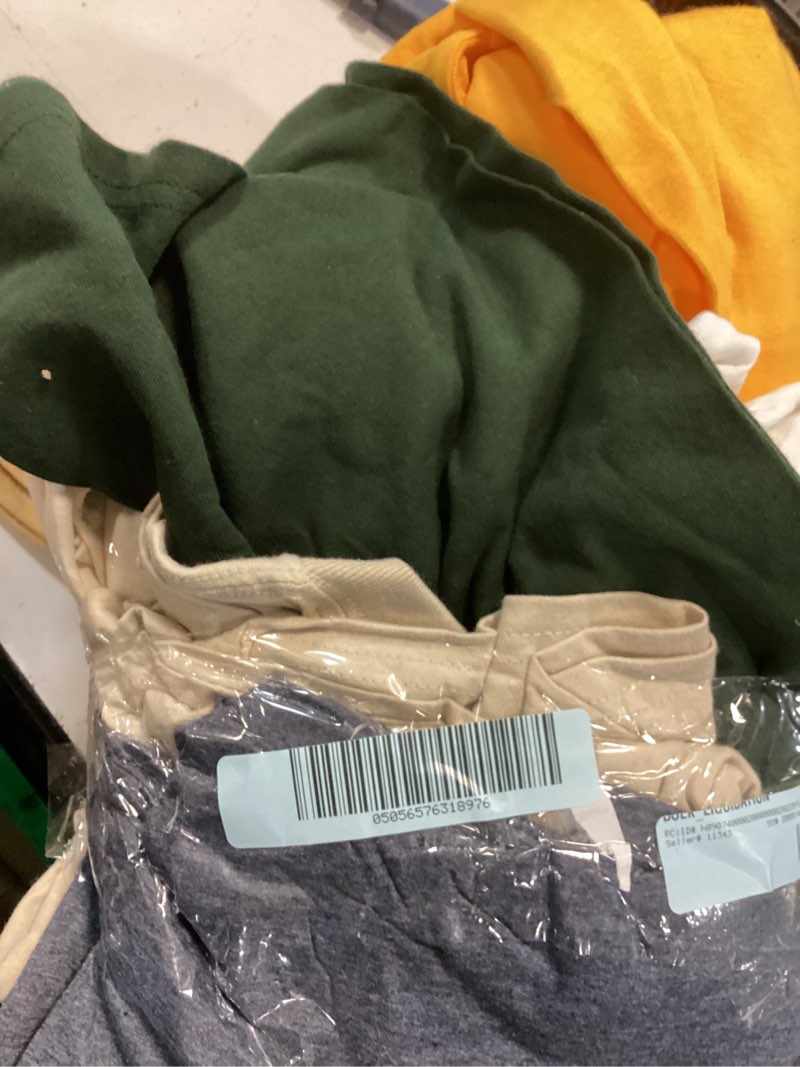 Condition photo showing Good Condition for billionhats 12 pack plus size men's cotton t-shirt bulk big & tall short sleeve lightweight premium fitted classic tees, size xx-large assorted