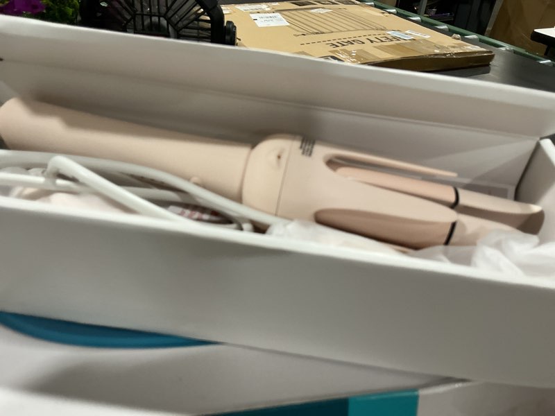 Condition photo showing Good Condition for automatic curling iron rotating – 3-in-1 self curling hair curler with 3 barrel sizes for loose waves to tight curls, negative ion ceramic, anti-tangle & fast heating, safe styling for all hair types