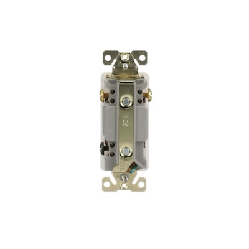 eaton 20-amp 3-way rocker light switch , white
