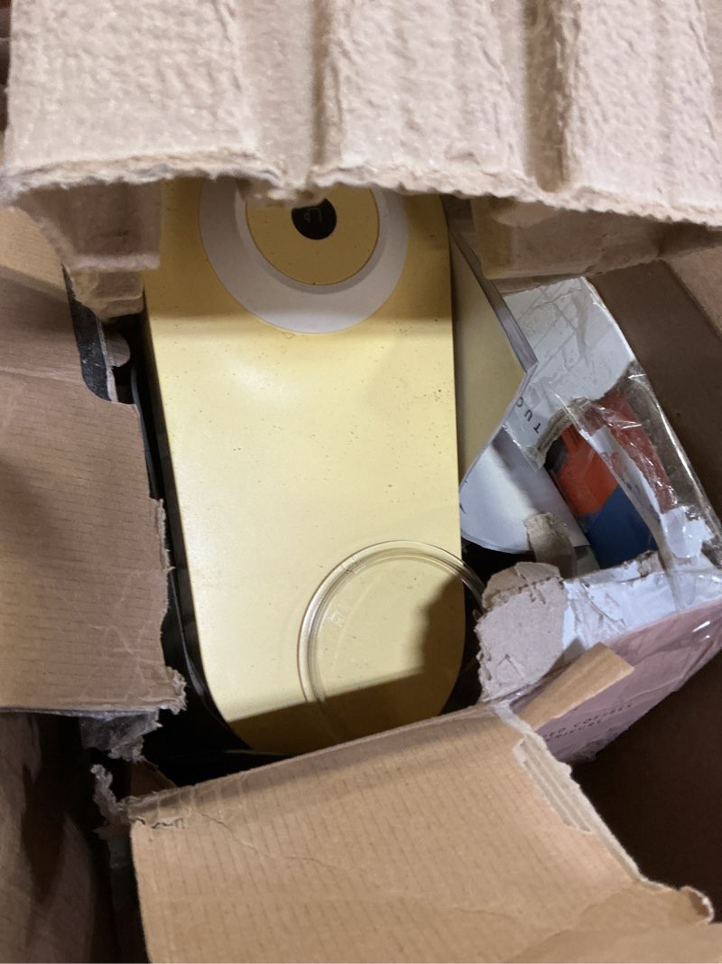 Condition photo showing As Is for Nespresso Limited-Edition Vertuo Pop+ Coffee and Espresso Maker by De'Longhi, Pastel Yellow Machine Only Pastel Yellow