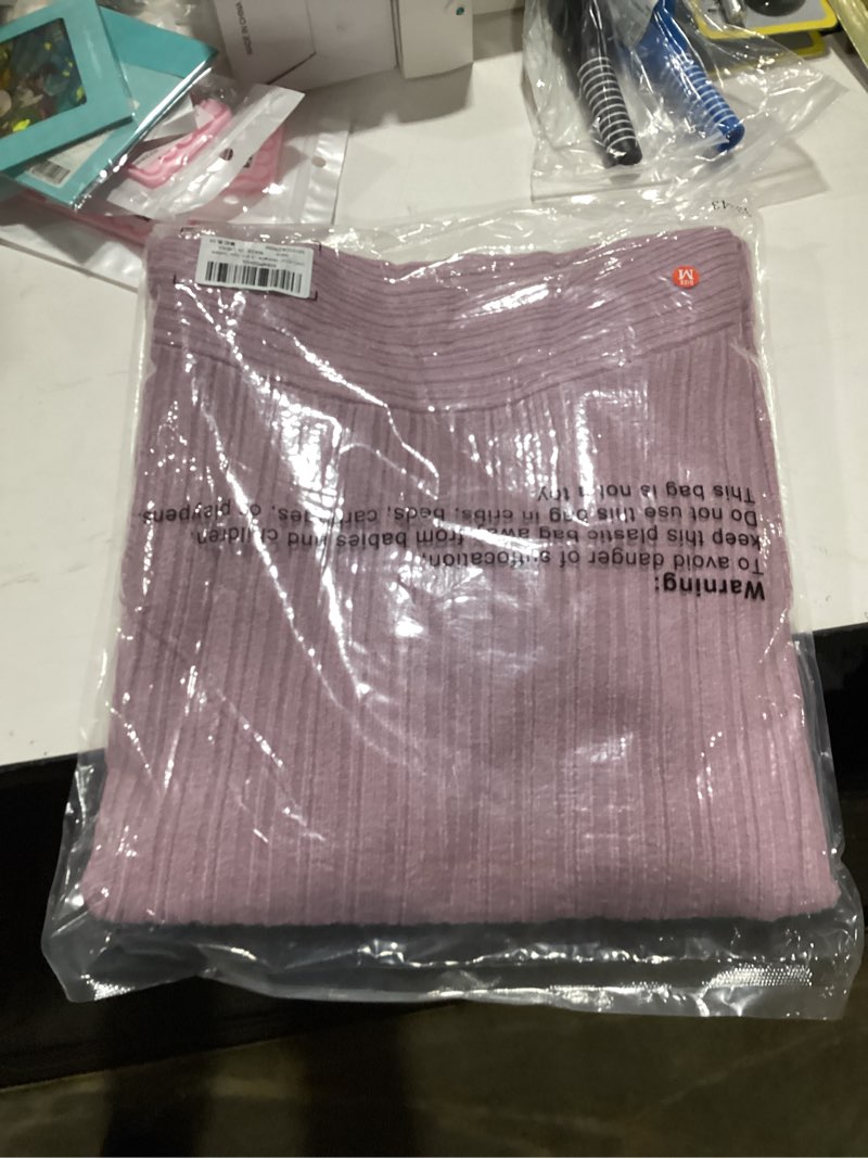 Condition photo showing Good Condition for UNCLECAT Women's Cowl Neck Sweater 2025 Trendy Oversized Fall Sweater Boat Neck Knit Tops Fuchsia Medium